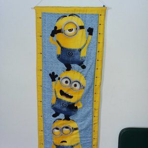 NEW Minions Fabric Growth Chart